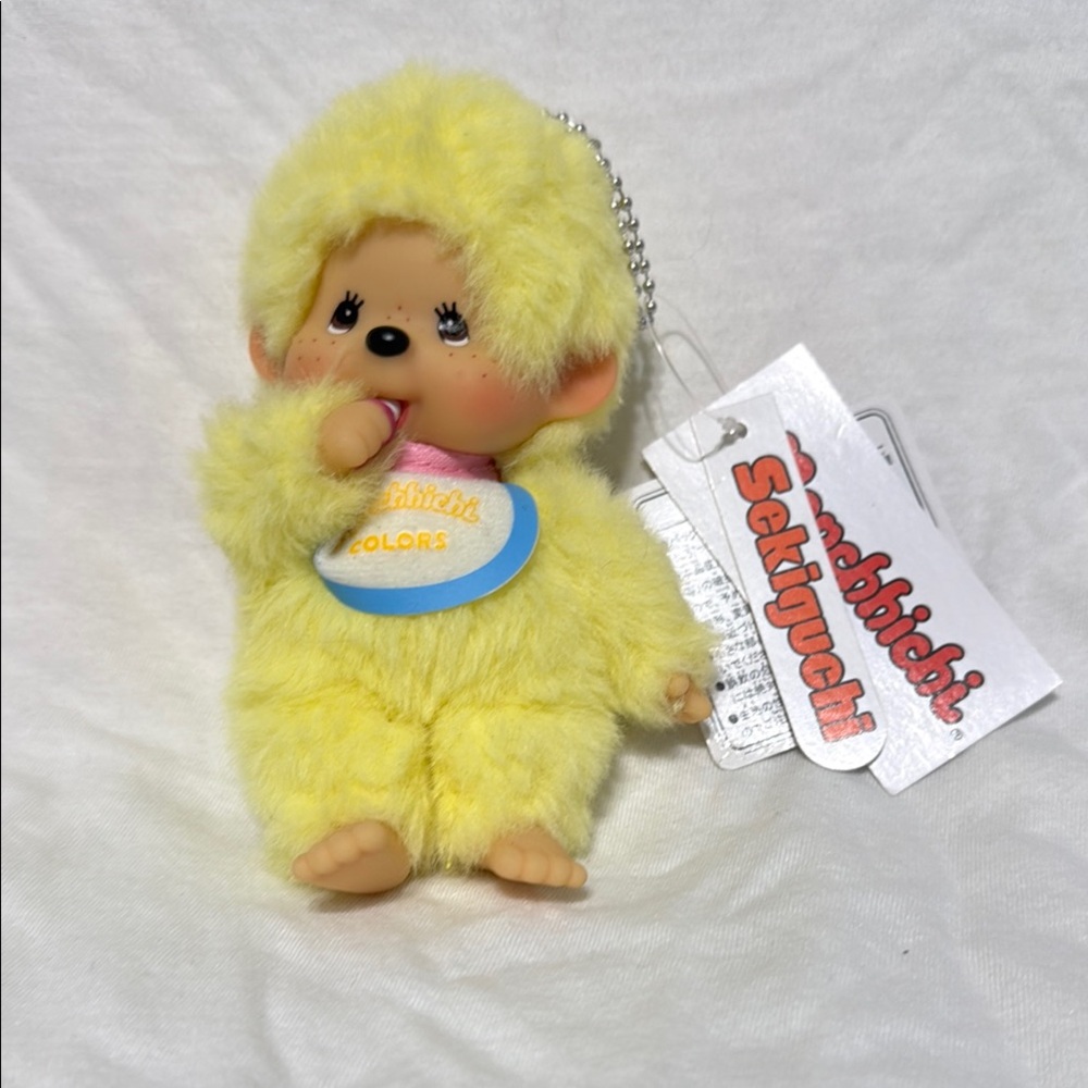 Monchhichi "colors" Cheerful Yellow Plush